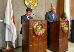 شكري ونظيره الياباني يؤكدان على عمق العلاقات التاريخية بين البلدين