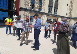 مسئولو الإسكان يتفقدون استعدادات جامعة المنصورة الجديدة لبدء الدراسة