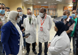 وزيرة الصحة تتفقد الحجر الصحي بمطار الأقصر الدولي