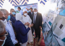 وزيرة الصحة وشيخ الأزهر ومحافظ الأقصر يتفقدون إنشاءات مستشفى القرنة