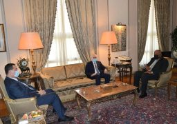 وزير الخارجية يستقبل مستشار الرئيس الفلسطيني للشئون الدينية