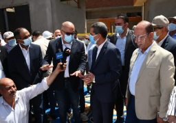 وزير الإسكان ومحافظ الغربية يتفقدان الموقف التنفيذي لمشروعات المبادرة الرئاسية “حياة كريمة” بقرية كفر نواى بمحافظة الغربية