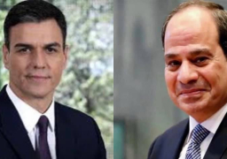“تلقي السيد الرئيس عبد الفتاح السيسي مساء اليوم اتصالاً هاتفياً من السيد بيدرو سانشيز، رئيس الحكومة الإسبانية”