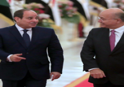 الرئيس السيسي يلتقى نظيره العراقي فى بغداد