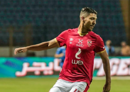 محمد شريف على دكة بدلاء الأهلي أمام المصري