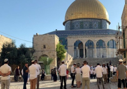 مستوطنون يقتحمون باحات المسجد الأقصى