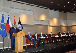 .وزير الخارجية سامح شكري ونظيره التشيكي جاكوب كولهانك يحضران فعاليات منتدى الأعمال المصري- التشيكي، لبحث سُبل دعم الاستثمار وغيرها من الموضوعات بين البلديًن الصديقين.