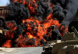 انفجار يستهدف بئر نفطى بمحافظة كركوك