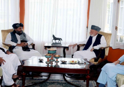 كرزاي وعبد الله يناقشان مع حاكم كابول المعين من قبل طالبان ضمان أمن المواطنين