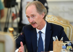 المبعوث الأممي لسوريا يدعو جميع الأطراف لوقف العنف والتهدئة وحماية المدنيين