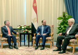 بدء أعمال القمة الثلاثية المصرية الاردنية الفلسطينية