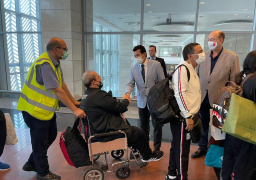 وزير الرياضة يستقبل البعثة المصرية البارالمبية بمطار القاهرة