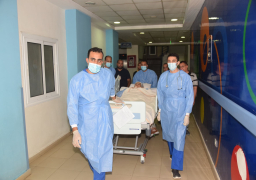 مجمع الجلاء الطبى للقوات المسلحة يستقبل الطالبة منة الله هشام