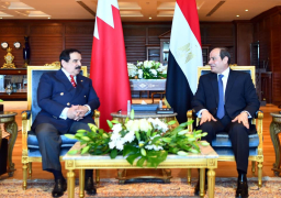 السيسي وملك البحرين يستعرضان آخر تطورات قضية سد النهضة