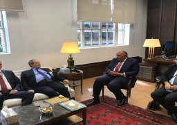 وزير الخارجية يبحث مع نظيره السوري بنيويورك سبل إنهاء الأزمة في سوريا