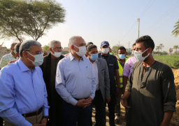 عبد العاطي يتفقد أعمال تأهيل الترع وتطهير مخر سيل البرشاوي بالمنيا