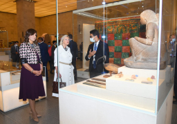 وزيرة الهجرة ونظيرتها الهولندية تجريان زيارة إلى متحف الحضارة بالفسطاط