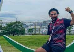 أحمد الدكروري يخسر ثاني مبارياته بمنافسات الريشة الطائرة