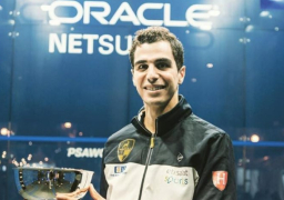 على فرج يتوج ببطولة أوراكل نت سويت للاسكواش