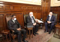 وزير الزراعة يبحث مع نظيره الناميبي التعاون في مجال الثروة السمكية والحيوانية والامصال واللقاحات والتقاوى