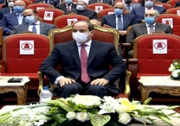 السيسي:عدم التدخل فى أعمال القضاء قاعدة ذهبية وتتحملون مسئولية احكامكم