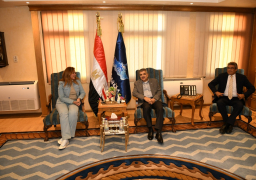 الفريق ربيع يستقبل وفد الأكاديمية الوطنية للتدريب برئاسة د. رشا راغب