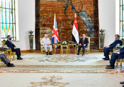 الرئيس السيسي يستقبل الامير تشارلز وقرينته بقصر الاتحادية
