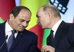 الرئيس السيسي يتلقى اتصالا هاتفيا من نظيره الروسي فلاديمير بوتين