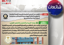 “التعليم” تنفى تقليص عدد الحصص بالمدرسة الفنية النووية بالضبعة