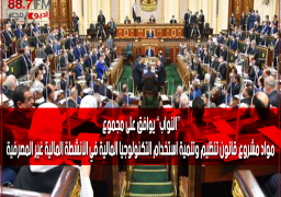 “النواب” يوافق على مجموع مواد مشروع قانون تنظيم وتنمية استخدام التكنولوجيا المالية في الأنشطة المالية غير المصرفية