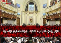 النواب يوافق نهائيا على 4 اتفاقيات بين وزارة المالية وبنوك دولية
