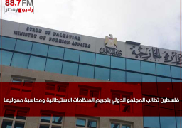 فلسطين تطالب المجتمع الدولي بتجريم المنظمات الاستيطانية ومحاسبة مموليها