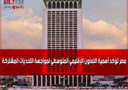 مصر تؤكد أهمية التعاون الإقليمي المتوسطي لمواجهة التحديات المشتركة