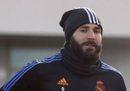 بنزيما يثير التفاؤل فى مران ريال مدريد قبل مواجهة أتلتيكو بالديربي