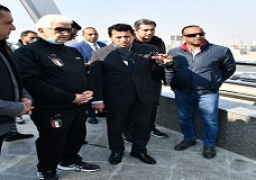 وزير الرياضة يتفقد الأعمال الإنشائية بفرع نادي النادي بشيراتون قبيل افتتاحه
