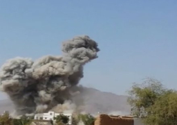 انفجار عنيف يهز مطار عتق في شبوة شرق اليمن بعد وصول قوة عسكرية تابعة للتحالف العربي