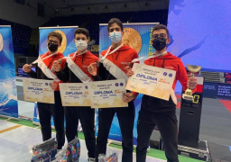 صبحي يهنىء بعثة مصر ببرونزيتي بطولة سلاح السيف للناشئين برومانيا