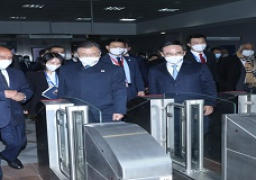 رئيس كوريا الجنوبية في زيارة تاريخية للخط الثالث لمترو الأنفاق