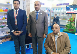 صور..جناح القومي للإعاقة بمعرض الكتاب يستقبل وزير الثقافة العراقى