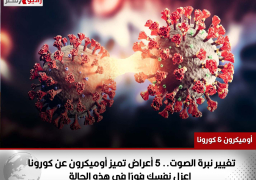 تغيير نبرة الصوت.. 5 أعراض تميز أوميكرون عن كورونا.. اعزل نفسك فورًا في هذه الحالة