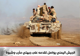 الجيش اليمني يواصل تقدمه على جبهتي مأرب وشبوة