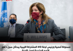 مسئولة أممية ورئيس لجنة 410 المشتركة الليبية يبحثان سبل دعم الأمم المتحدة لعمل اللجنة