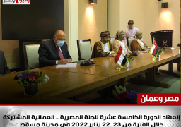 مصر وسلطنة عمان تؤكدان العمل على تعزيز مسيرة التعاون الثنائي
