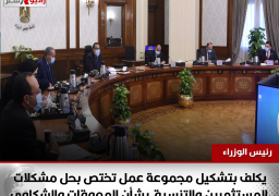 رئيس الوزراء يتابع الجهود المبذولة للتغلب على معوقات الاستثمار فيما يتعلق بتخصيص الأراضى للمستثمرين