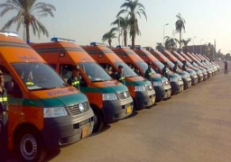 الصحة تدفع بـ15 سيارة إسعاف لموقع انقلاب سيارة ميني باص بالشرقية