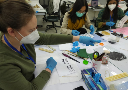 اختتام فعاليات المدرسة الشتوية للتدريب على ترميم الآثار بمتحف الحضارة