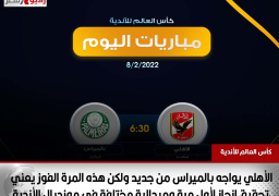 الاهلي المصري وبالميراس البرازيلي في نصف كاس العالم للانديه