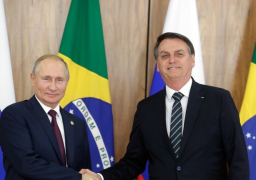 الرئيس البرازيلي في موسكو للاجتماع بالرئيس فلاديمير بوتين