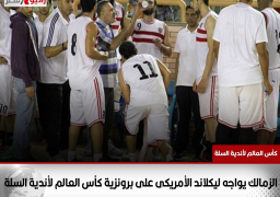 الزمالك يواجه ليكلاند الأمريكى على برونزية كأس العالم لأندية السلة