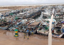 استمرار إغلاق ميناء الصيد البحري ببرج البرلس لليوم الخامس على التوالي